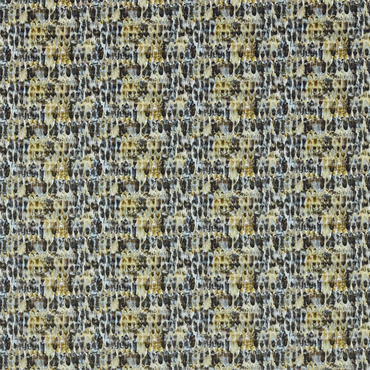Harlequin Kelambu Graphite/Mustard Fabric