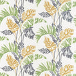 Harlequin Toshiko Saffron / Charcoal / Wasabi Fabric