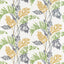 Harlequin Toshiko Saffron / Charcoal / Wasabi Fabric