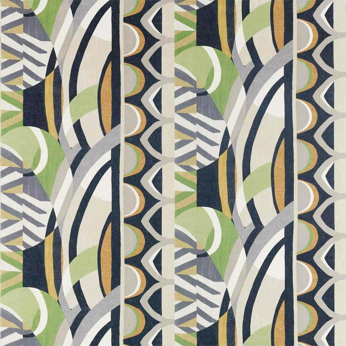 Harlequin Atelier Saffron / Charcoal / Wasabi Fabric