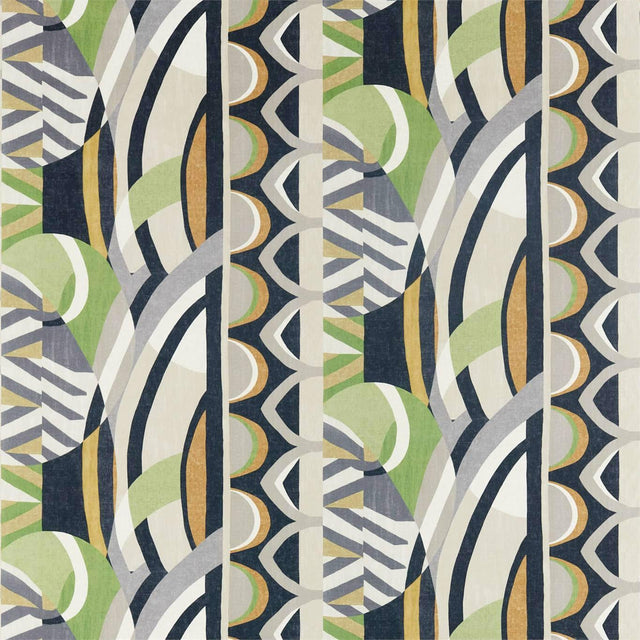 Harlequin Atelier Saffron / Charcoal / Wasabi Fabric