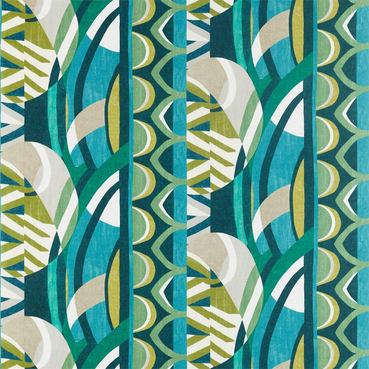Harlequin Atelier Emerald / Zest / Marine Fabric