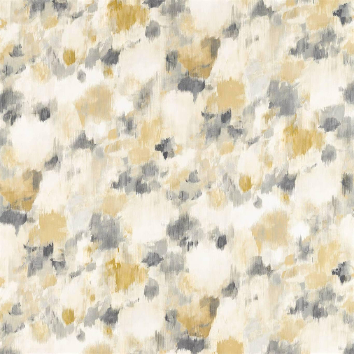 Harlequin Exuberance Ochre / Charcoal Fabric