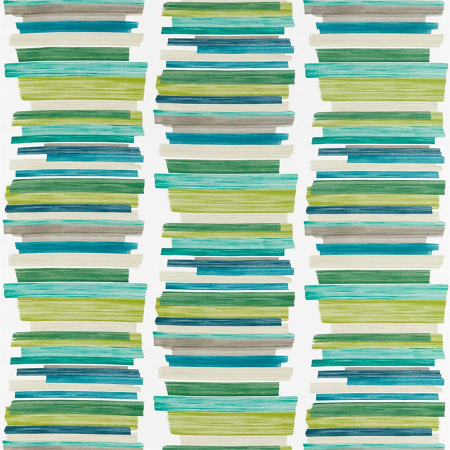 Harlequin Calcine Emerald / Zest / Marine Fabric