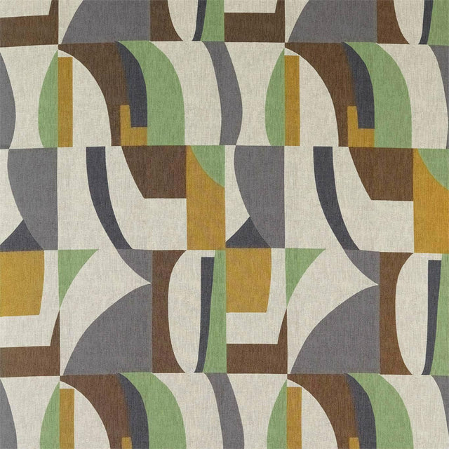 Harlequin Bodega Saffron/Charcoal/Wasabi Fabric