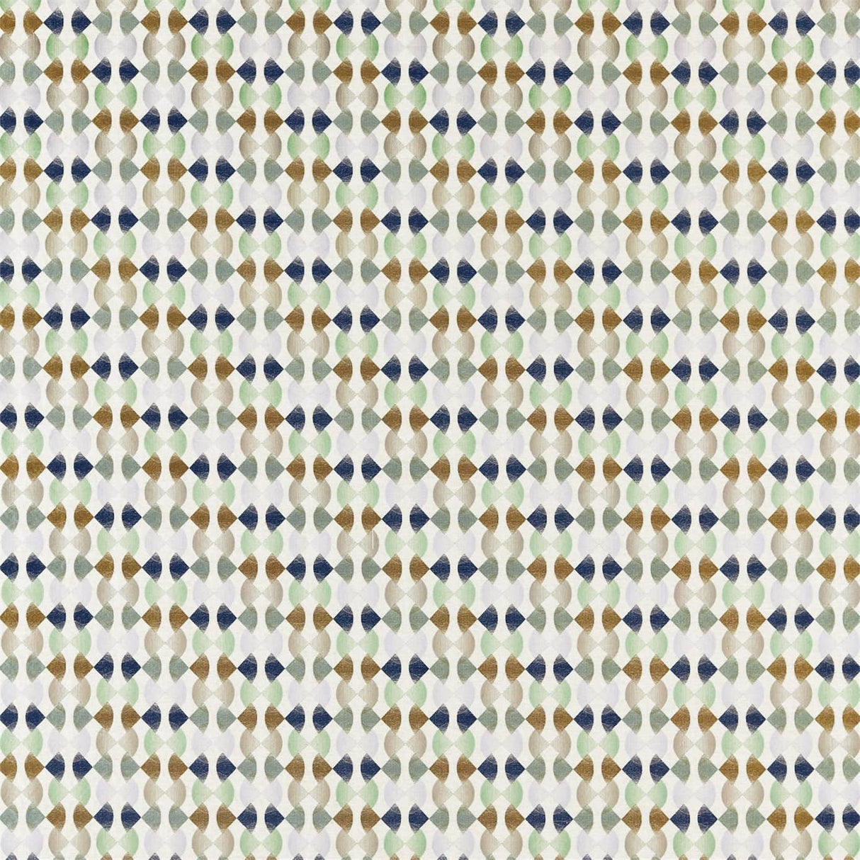 Harlequin Maiolica Ink/Wasabi/Gold Fabric