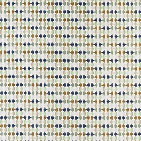 Harlequin Maiolica Ink/Wasabi/Gold Fabric