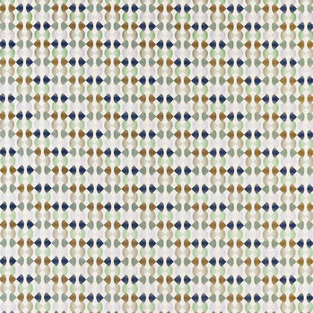 Harlequin Maiolica Ink/Wasabi/Gold Fabric