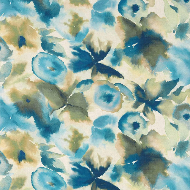 Harlequin Flores Sky/Emerald/Zest Fabric