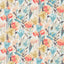 Harlequin Verdaccio Coral/Maize/Cornflower Fabric