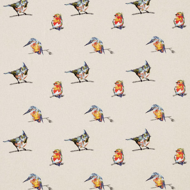 Harlequin Persico Embroidery Mandarin/Aurora/Sage Fabric