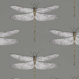 Harlequin Demoiselle Graphite/Almond Wallpaper
