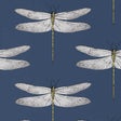 Harlequin Demoiselle Ink/Chartreuse Wallpaper
