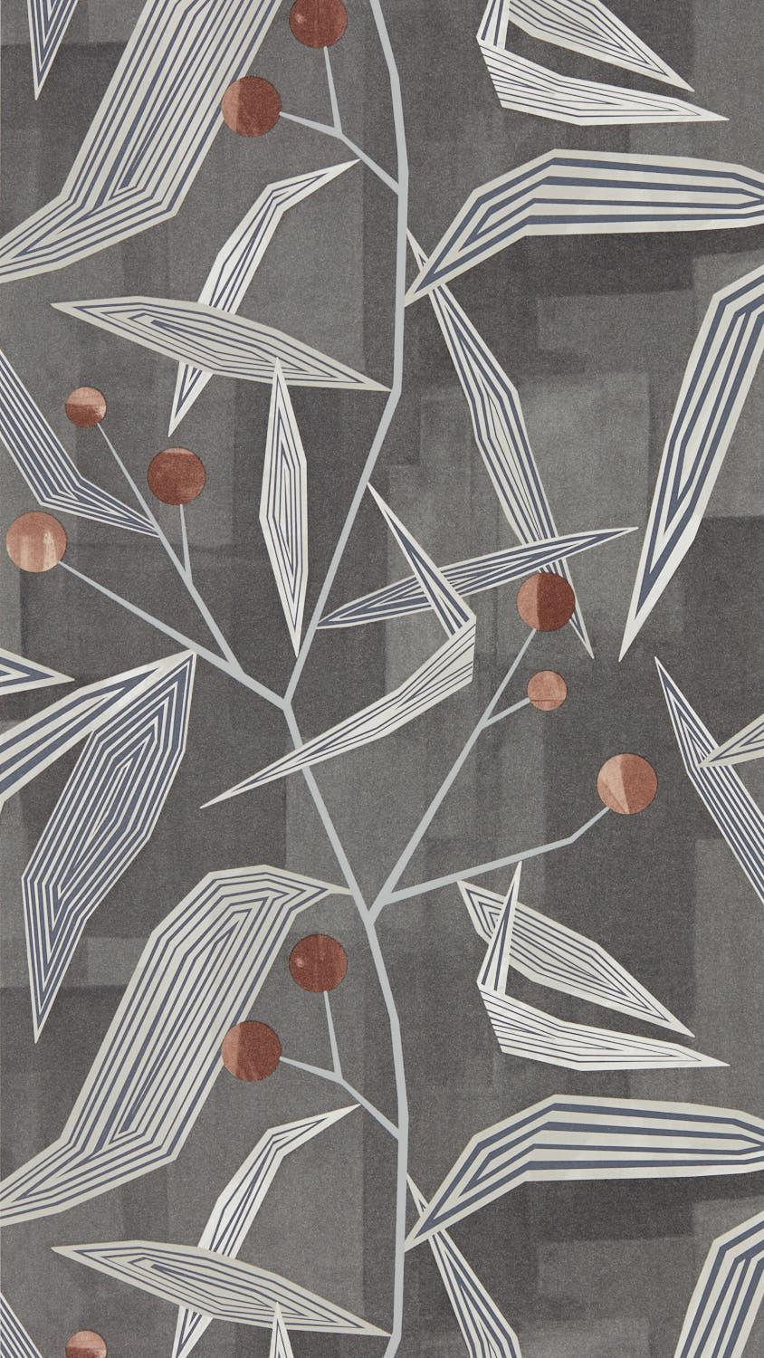 Harlequin Entity Bitter Chocolate Wallpaper