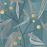 Harlequin Entity Teal/Linden Wallpaper