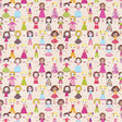 Harlequin Best of Friends Pink Multi Fabric