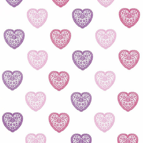 Harlequin Sweet Heart Pink/Purple Fabric