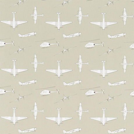 Harlequin Chocks Away Stone Fabric