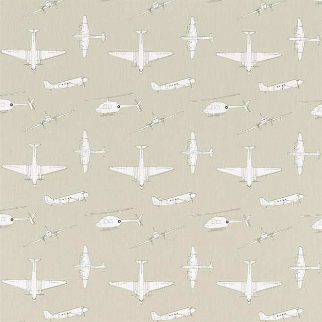 Harlequin Chocks Away Stone Fabric