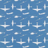 Harlequin Chocks Away Royal Blue Fabric