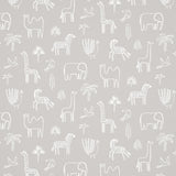 Harlequin Funky Jungle Stone Wallpaper