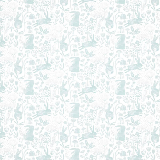 Harlequin Into The Meadow Duck Egg Wallpaper