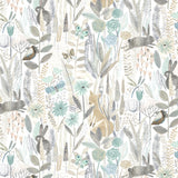 Harlequin Hide And Seek Linen/Duck Egg/Stone Wallpaper