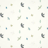 Harlequin Skies Above Duck Egg/Linen Wallpaper