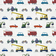 Harlequin Just Keep Trucking Tomato/Marine/Gecko Wallpaper