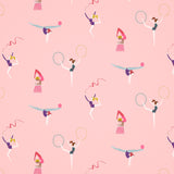 Harlequin Balancing Act Blossom/Raspberry/Grape Wallpaper