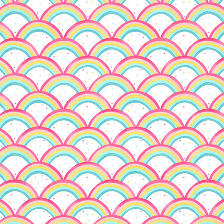 Harlequin Rainbow Brights Cherry/Blossom/Pineapple/Sky Wallpaper