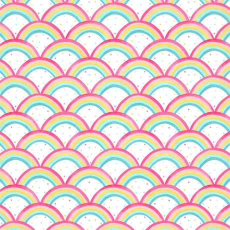Harlequin Rainbow Brights Cherry/Blossom/Pineapple/Sky Wallpaper