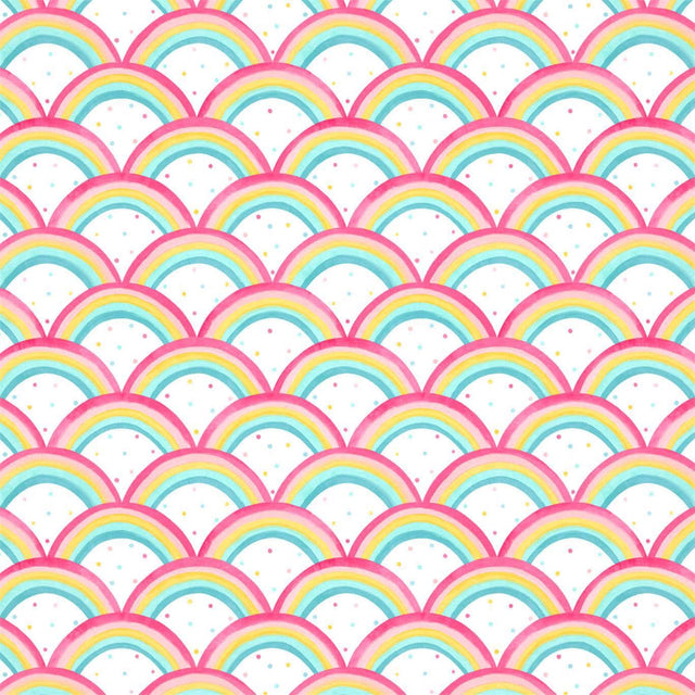 Harlequin Rainbow Brights Cherry/Blossom/Pineapple/Sky Wallpaper
