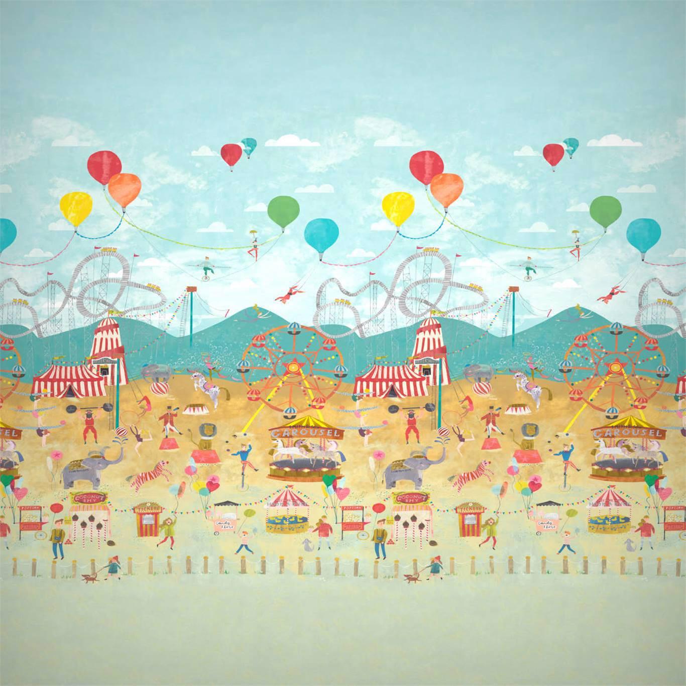 Harlequin Lifes A Circus Carousel Wallpaper