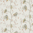 Harlequin Little Owls Powder Fabric