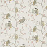 Harlequin Little Owls Powder Fabric