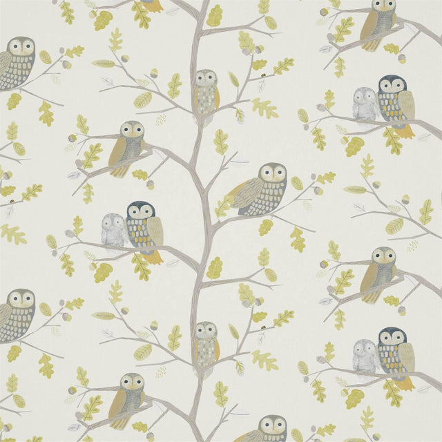 Harlequin Little Owls Kiwi Fabric