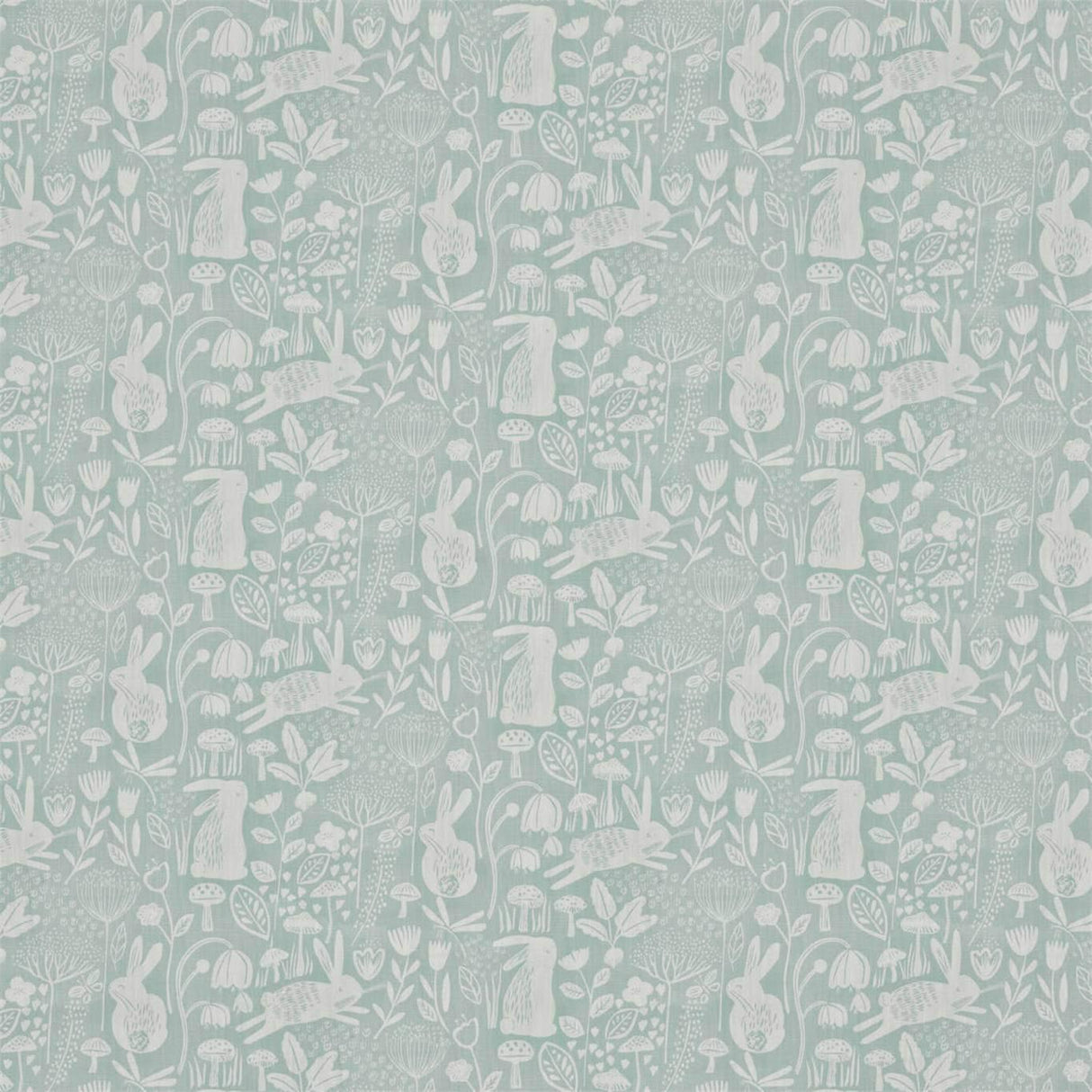Harlequin Into The Meadow Duck egg Fabric