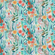 Harlequin Hide And Seek Poppy/Marine/Ochre Fabric