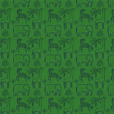 Harlequin Funky Jungle Gecko/Cobalt Fabric