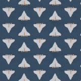 Harlequin Space Shuttle Apricot/Navy Fabric