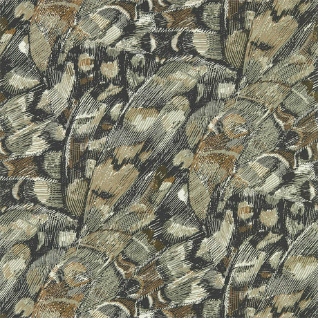 Harlequin Lamina Onyx/Bronze Wallpaper