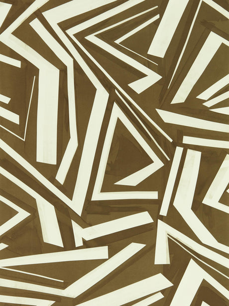 Harlequin Transverse Bronze Wallpaper