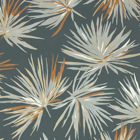 Harlequin Aucuba Slate/Bronze/Topaz Wallpaper