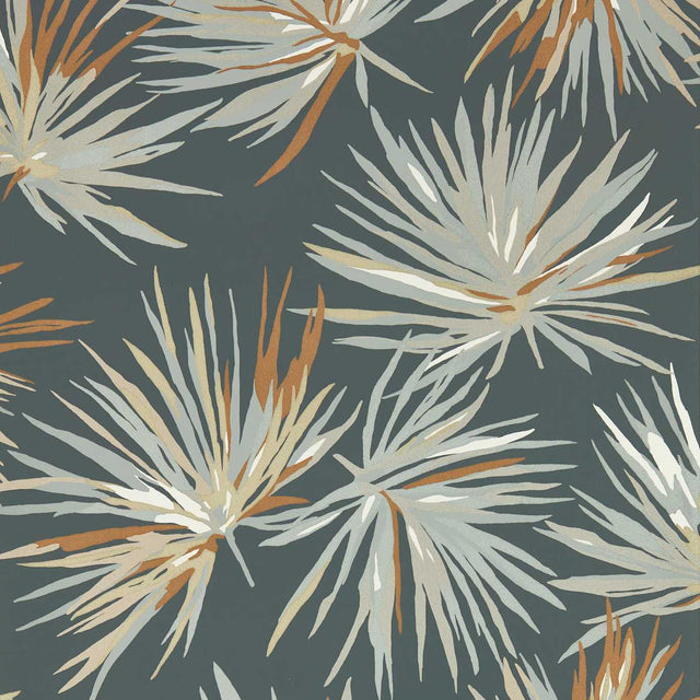 Harlequin Aucuba Slate/Bronze/Topaz Wallpaper