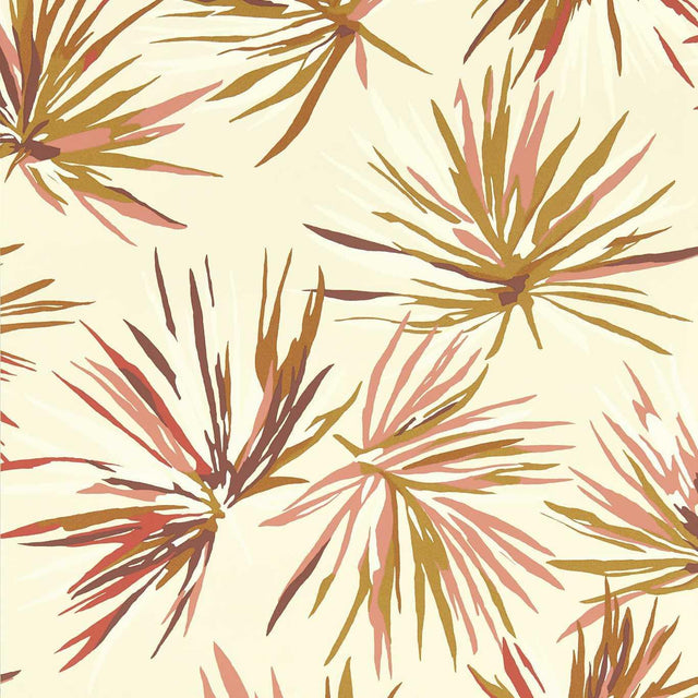 Harlequin Aucuba Gold/Rosewood/Parchment Wallpaper