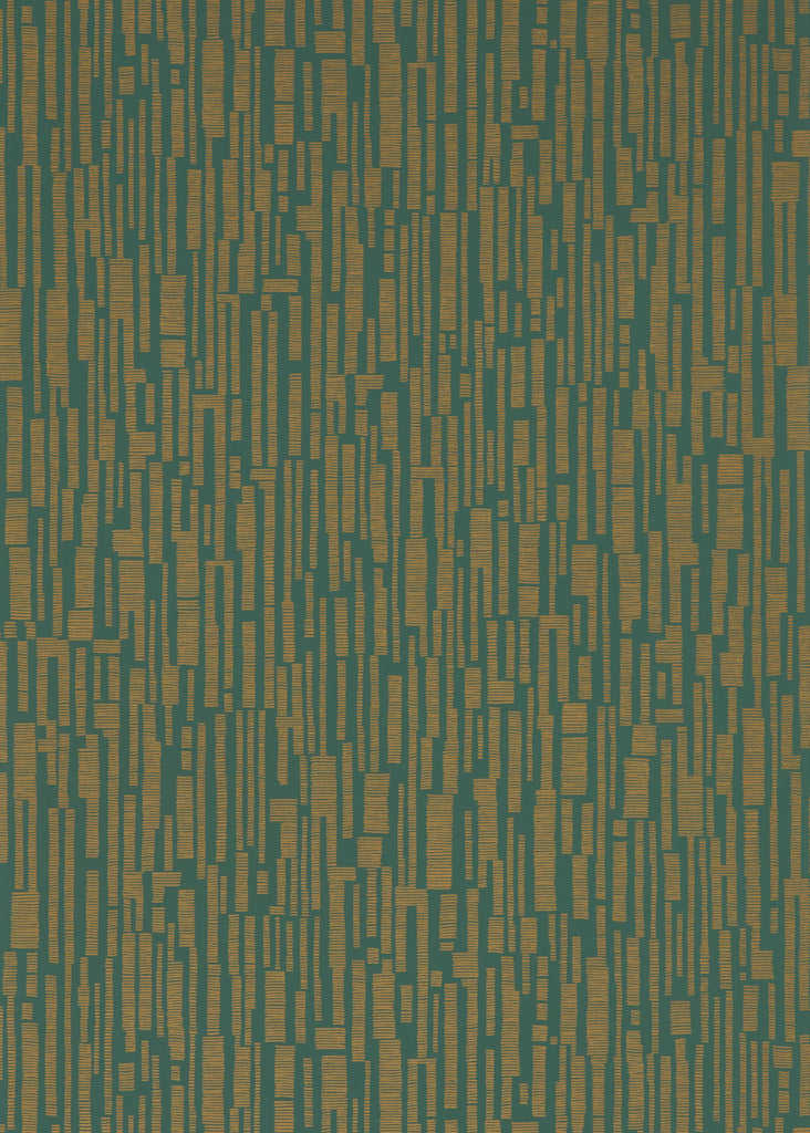 Harlequin Series Forest/Copper Wallpaper