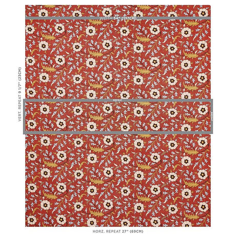 Schumacher Floralia Pompeii Fabric