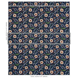Schumacher Floralia Indigo Fabric