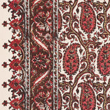 Schumacher Daria Paisley Maroon Fabric